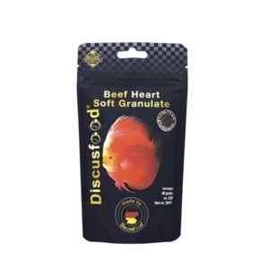 Discusfood-Beef Heart Soft Granulate 1,5 mm-80g bag - Imagen 1