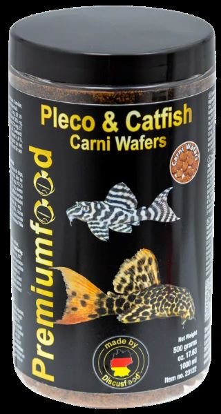 Discusfood- Pleco & Catfish Carni Wafers (500g)